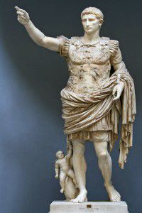Augustus, imperator augustus, roman emperor, first emperor of rome, roman empire, julius caesar's nephew, heir, history of rome, octavian - HeadStuff.org