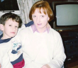 Me and my mother in 1993 for mothers day, march 2015 - HeadStuff.org