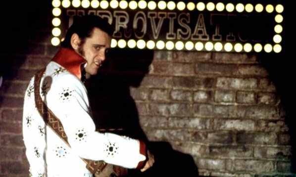Jim Carrey playing Elvis Presley as Andy Kaufman - HeadStuff.org