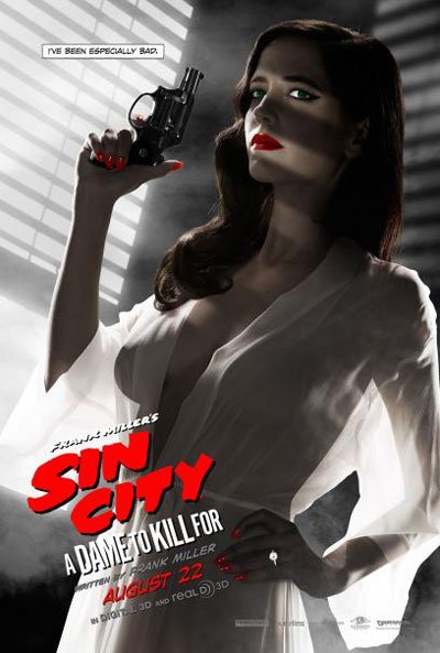 Sin City 2, Sin City: A Dame to Kill For, frank miller, comic book movie, sexy, jessica alba, eva green, joseph gordon-levitt, sequel, 2014, 2005, misogynist, sexist, bad, shallow - HeadStuff.org 