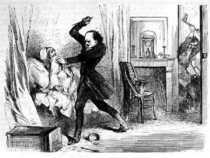 A depiction of the murder of the Chardons, in the papers during Lacenaire's trial, Jean-Francais Chardon, Murder, theft, the elegant criminal, Lacenaire, terrible person from history - HeadStuff.org