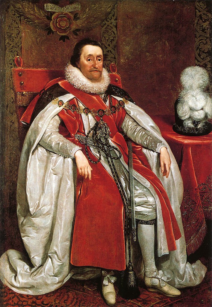 James Stuart, King of Scotland, England, Wales and Ireland, Terrible People from history, James I, unified scotland and england, ruled by divine right, god's power, superior king, being, scottish, scotland under english throne - HeadStuff.org