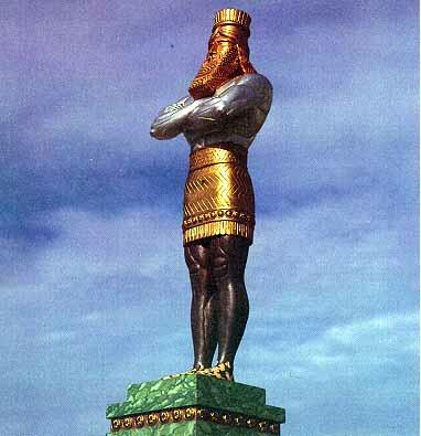prophecy statue, daniel, the prophet Daniel, predictions, future, statue with head of gold - HeadStuff.org
