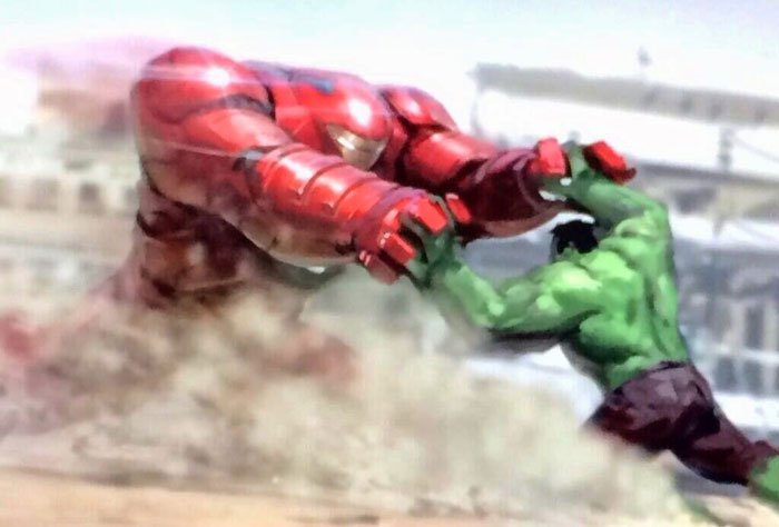Hulkbuster concept, hulk suit, huge hulk vs huge iron man, mark rufflo, avengers age of ultron trailer, joss whedon - HeadStuff.org