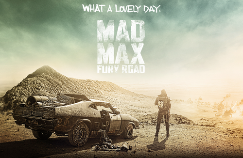 Mad Max: Fury Road poster showing Tom Hardy