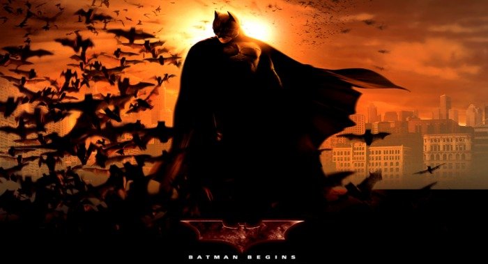 Batman Begins Poster Christian Bale Christopher Nolan - HeadStuff.org 
