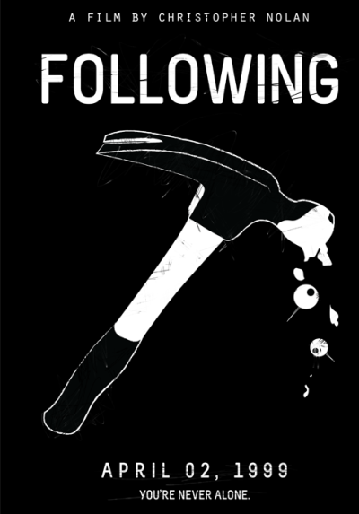 Following Poster Christopher Nolan - HeadStuff.org
