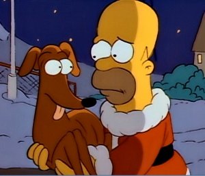 The Simpsons, Santa's Little Helper, first episode-headstuff.org