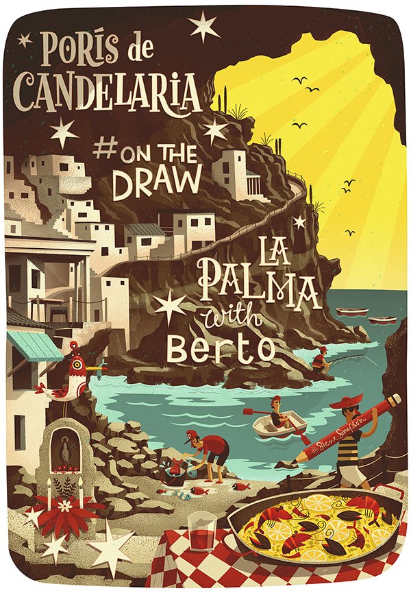 Steve Simpson-On the Draw-Work from his project on the Canary Islands-Image Source-http://stevesimpson.prosite.com/-Headstuff.org