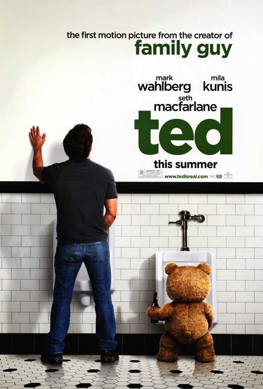 TED Poster Mark Wahlberg Seth MacFalane Mila Kunis Comedy - HeadStuff.org