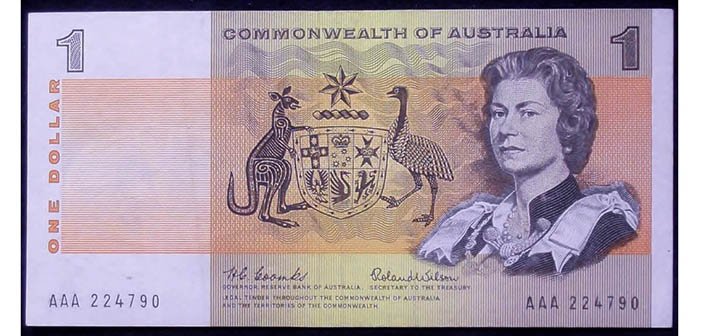1966 Australia One Dollar Note