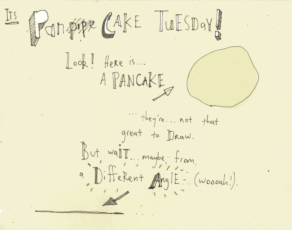 Jacob Stack art drawings funny cute comic for Pancake Tuesday - HeadStuff.org