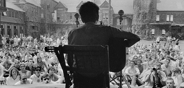 Bob Dylan, Newport Folk Festival 1963. Photo Credit: Rowland Scherman