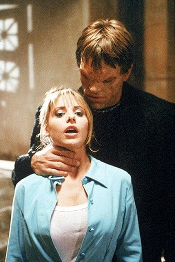 Buffy and a vampire