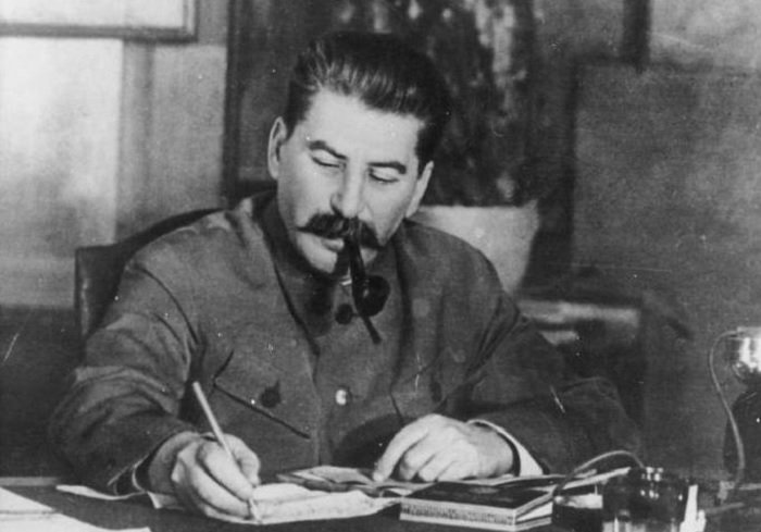  This is Stalin either writing a poem or signing a death warrant.