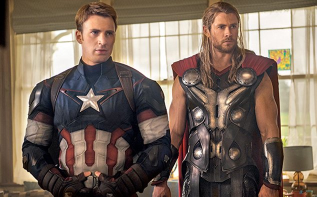 Thor And Captain America Avengers Age of Ultron - HeadStuff.org