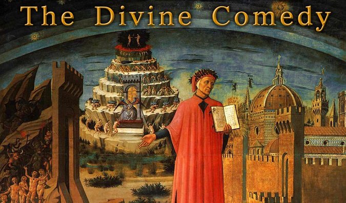 The Divine Comedy was one of many works inspired by religon