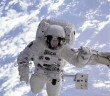 Gernhardt on Robot Arm in Space