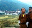 Smiling children in Bhutan