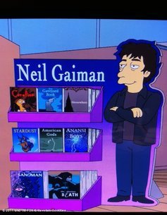 Neil Gaiman in The Simpsons