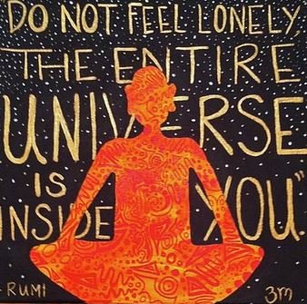A quote exemplifying Rumi’s mystic philosophy
