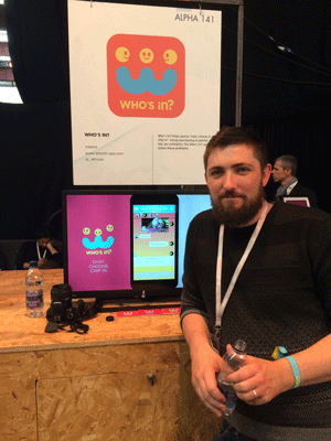 Who's In?, whos in app, MoneyConf, Web Summit, Belfast, FinTech, Startup, picture - HeadStuff.org