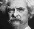 Mark Twain portrait.