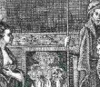 Section of a woodcut showing Grainne O'Malley meeting Queen Elizabeth - headstuff.org