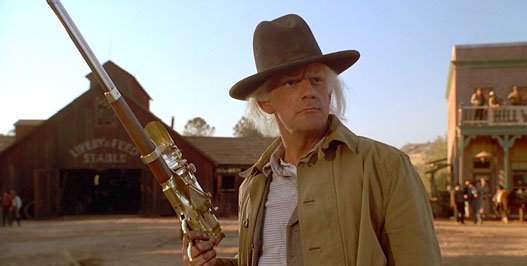 Doc Brown in Back to the Future 3 -HeadStuff.org