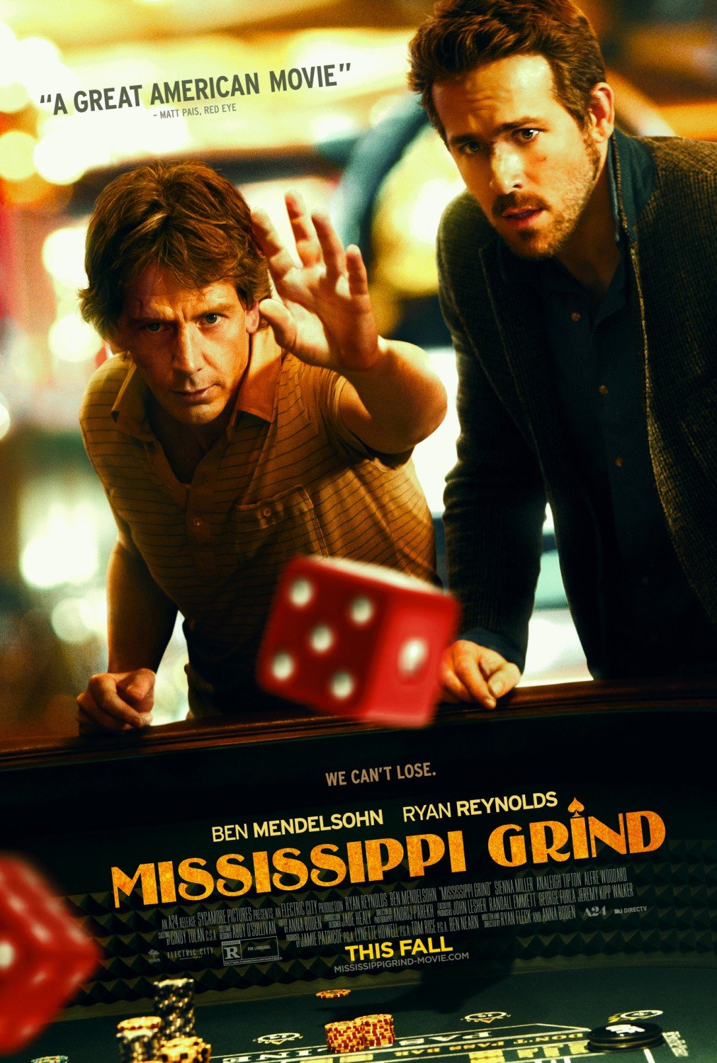 Misssissippi Grind Poster with Ben Mendelsohn and Ryan Reynolds - HeadStuff.org