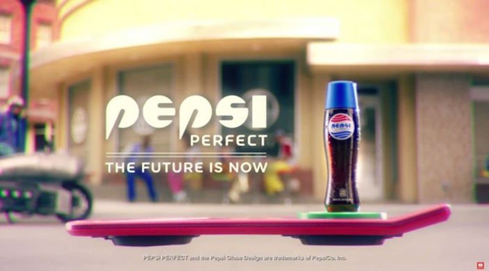 Pepsi on hoverboard