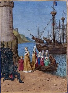 The Return of Isabella of France to England, by Jean Foquey - headstuff.org