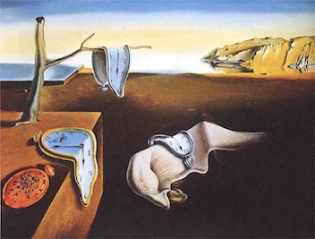 The Persistence of Memory, Salvador Dalí, Museum of Modern Art, New York.