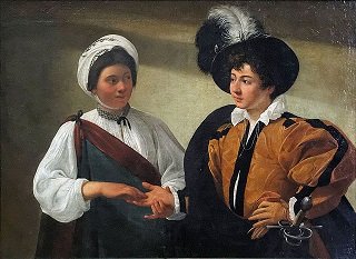 The Fortune Teller by Caravaggio - headstuff.org
