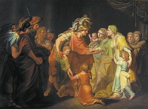Sviatoslav reuniting with his family, by Ivan Akimov - headstuff.org