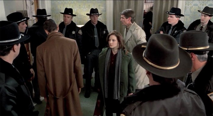 ClariceStarling surrounded by the Male Gaze in Silence of the Lambs - Headstuff.org