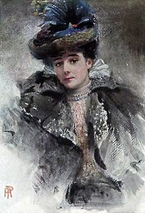 Portrait of Lady Campbell by Percy Anderson - headstuff.org