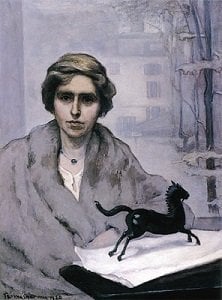 Painting of Natalie Clifford Barney by Romaine Brooks - headstuff.org