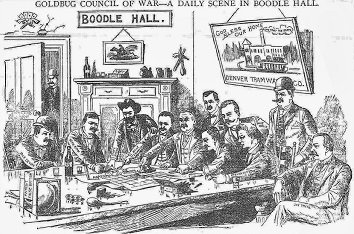 Newspaper cartoon including Soapy Smith - headstuff.org