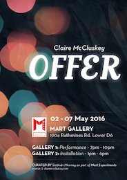 Claire McCluskey Offer, MART Gallery headstuff.org