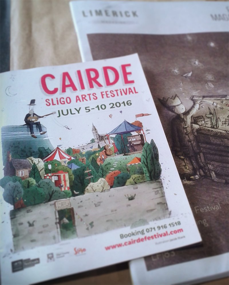 Cairde Arts Festival, Sligo. Finished print. -headstuff.org