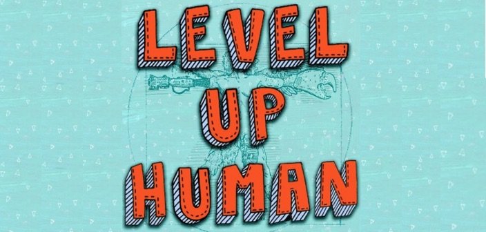 level up human logo