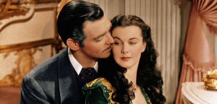 Clark Gable and Vivien Leigh in Gone With The Wind. - HeadStuff.org