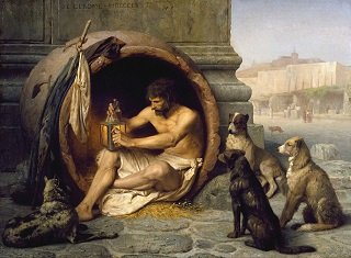 Diogenes by Jean-Leon Gerome - headstuff.org