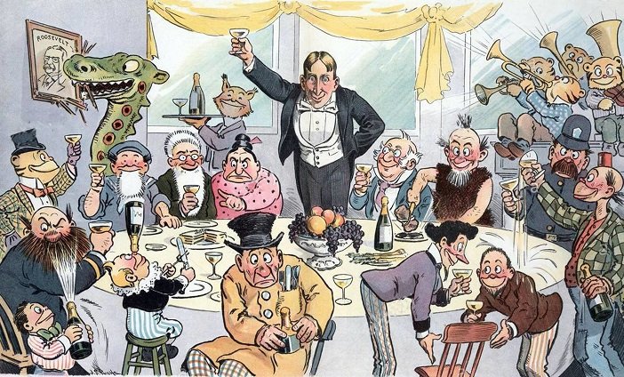 Caricature of William Randolph Hearst - headstuff.org