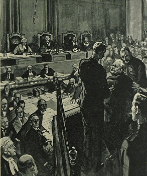Horatio Bottomley in court - headstuff.org