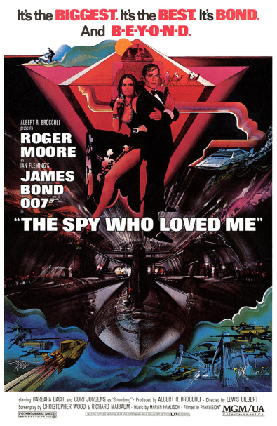 The original poster for The Spy Who Loved Me released this day in 1977. - HeadStuff.org