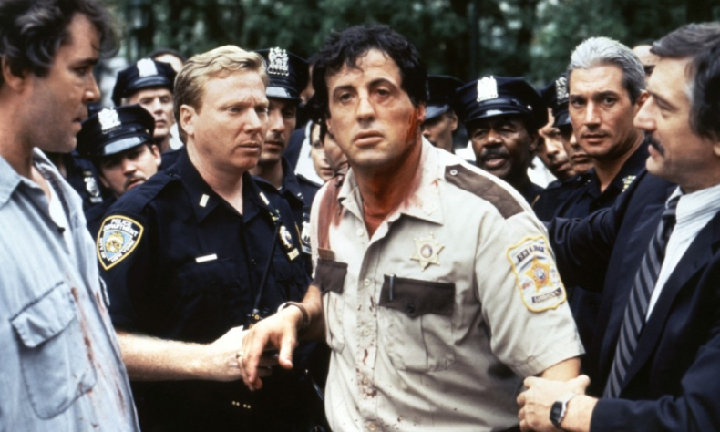 Stallone post-shootout in Cop Land. - HeadStuff.org