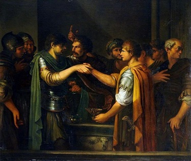 The Oath of Catiline, by Joseph-Marie Vien - headstuff.org