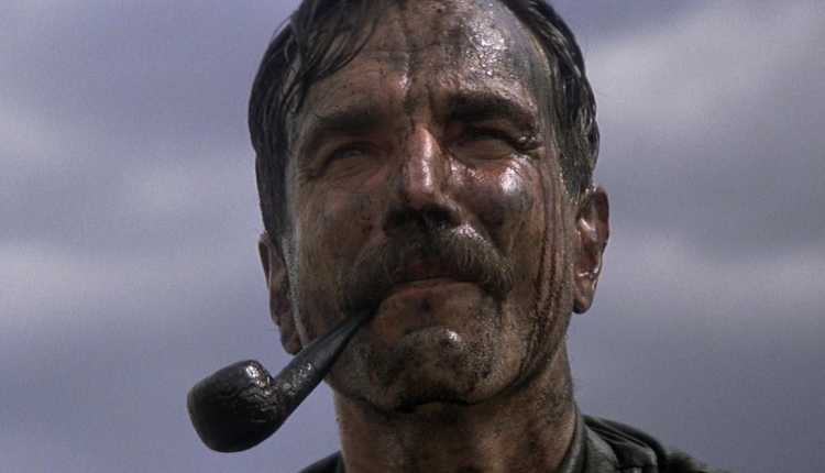 Daniel Day Lewis as Daniel Plainview in There Will Be Blood.